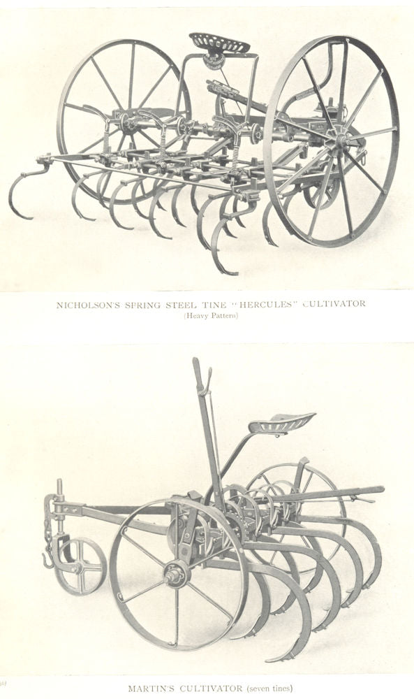 CULTIVATORS.Nicholson's spr.Steel